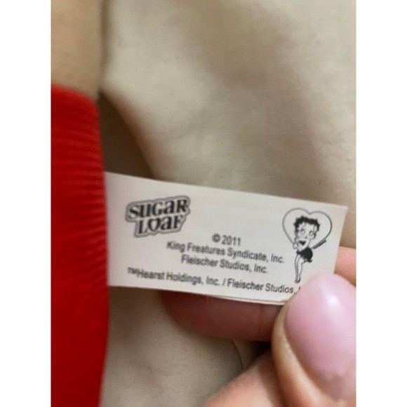 2011 Betty Boop Valentines “Hug Me!” Orange Heart 16’ New with‎ tags. - Picture 2 of 8